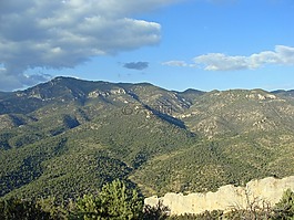 山,天空,云