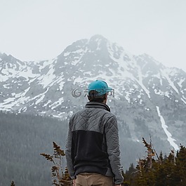 自然,山,雪