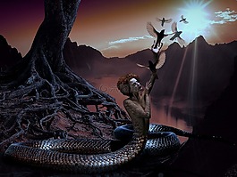 幻想,女神,神秘