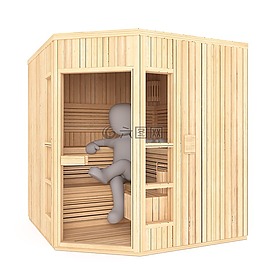 傳真,白人男性,3d模型