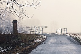 桥,国家,朦胧