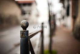 籬笆,柵欄桿,金屬