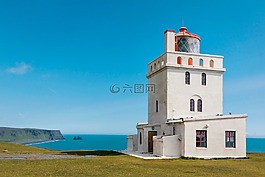 燈塔,冰島,海岸