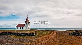 教會(huì),海,冰島