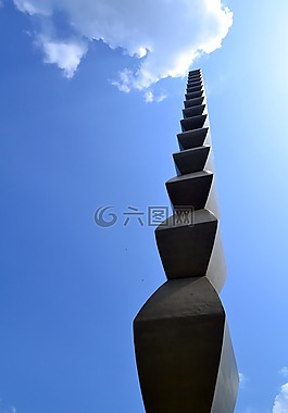 無限,天空,垂直