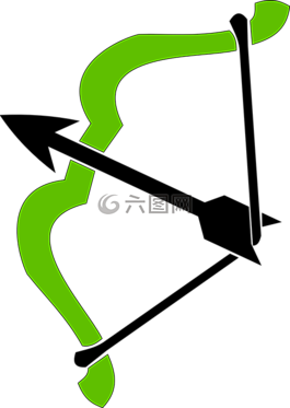 弓,箭頭,軸