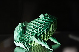折纸,纸,数字