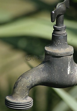 老,不銹鋼,破碎