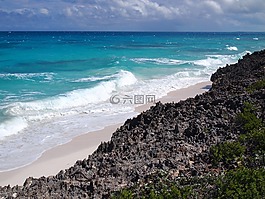 巴哈马,海岸,海