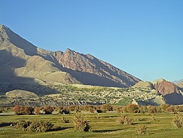 阿富汗,山,景觀