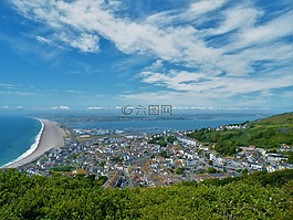 景觀,城市,島