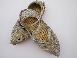 鞋,西班牙草,字段