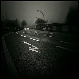 路,退出,黑