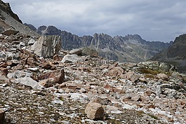 山,云,高山