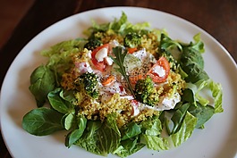 沙拉,菜,食品
