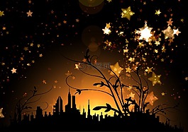 夜,明星,天空