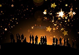 夜,明星,天空