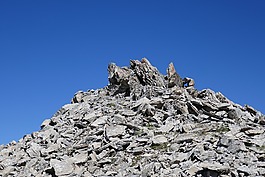 山,藍(lán)色,天空
