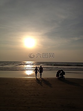 情侶,母親,嬰兒