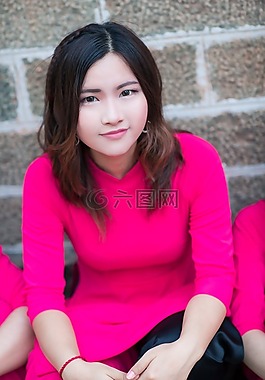 女孩,性感,人