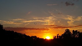 云,夕陽,owen