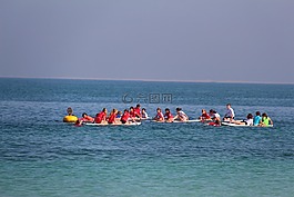 兒童,海,夏天