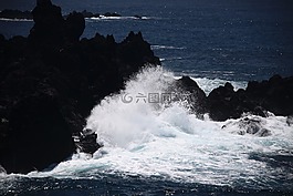 海,波,濟(jì)州島