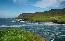 冰島,borgarfj?reur,峽灣