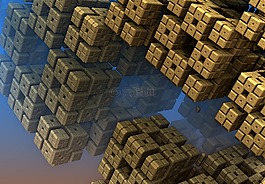 分形,3d,數字