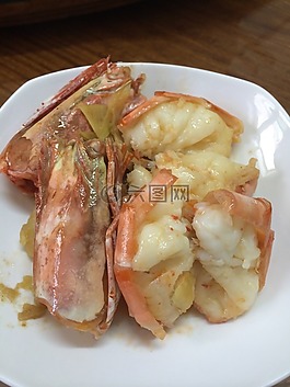 大蝦,美食,菜