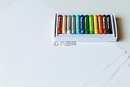 多彩,笔,艺术