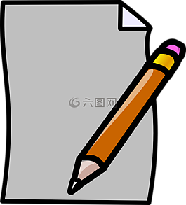 紙,空白,鉛筆
