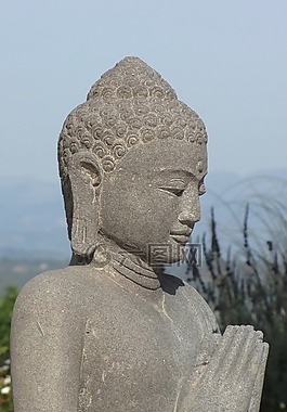 佛,祈禱,h