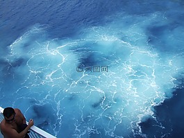 海,波,藍(lán)色