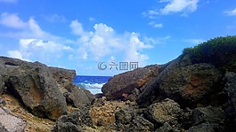 海岸,巖,海