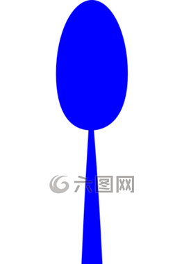 勺子,餐具,側(cè)影