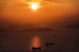 日落,黎明家庭,太陽