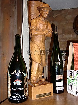 holzfigur,數字,酒