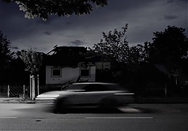 夜,汽車,長時(shí)間曝光