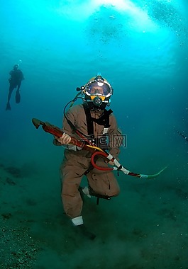 潜水员,打捞,海军