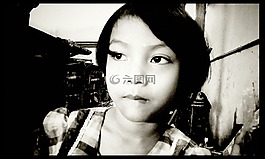 兒童,女孩,臉