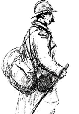 毛茸茸,凡尔登,士兵