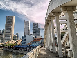 新加坡,天際線,建筑物