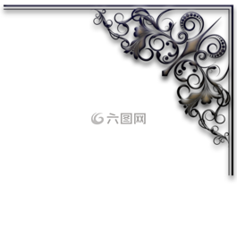 角,黑,有光澤