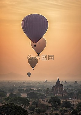 冒險,熱空氣氣球,古