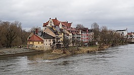 房子,河,regensburg
