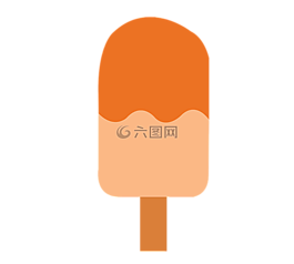 冰棒,流行,橙色