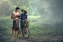成人,農(nóng)業(yè),自行車