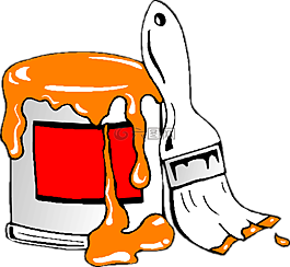 畫(huà)筆,漆,錫