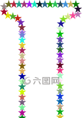 星星,多彩,棱柱形
